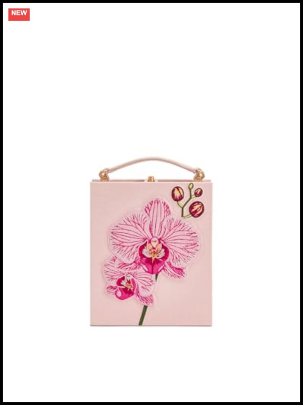 JW PEI Book Shape Clutch Bag Vegan Leather Gold Hardware